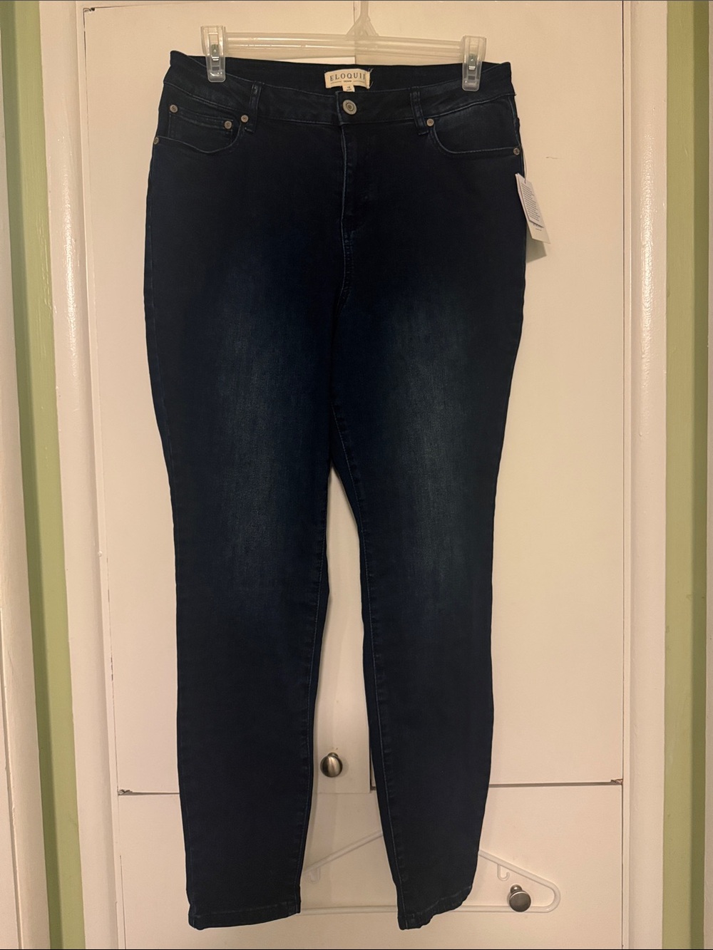 Eloquii Indigo Skinny Jeans NWT